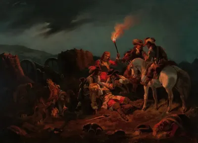 After The Battle The Swedes In Poland In 1655
