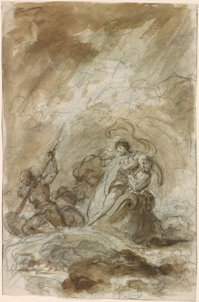 After The Shipwreck Isabella Is Rowed To The Shore
