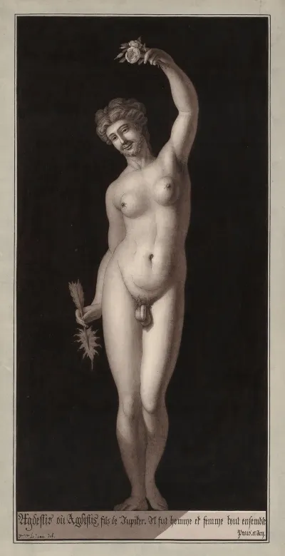 Agdestis Ou Agdistis Fils De Jupiter Il Fut Homme Et Femme Tout Ensemble