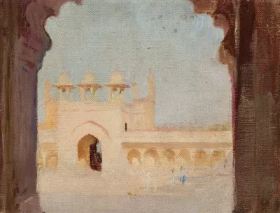 Agra Palaces From The Journey To India