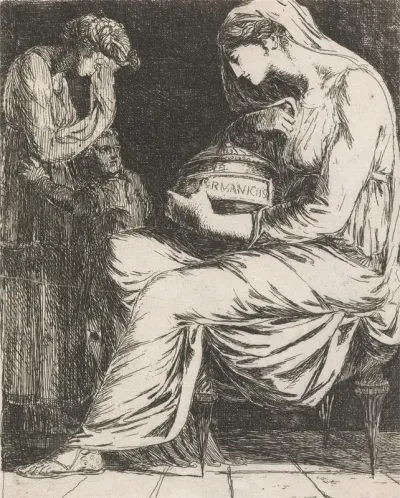 Agrippina Mourning The Death Of Germanicus