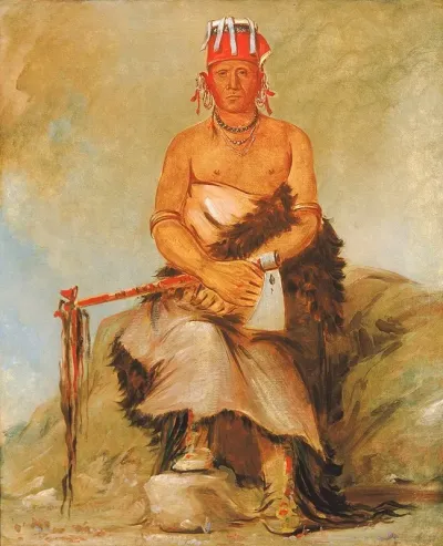 Ah Sha La Coots Ah Mole In The Forehead Chief Of The Republican Pawnee