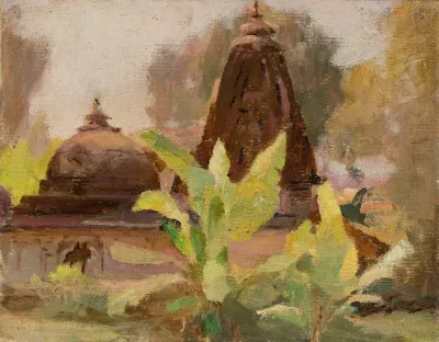 Ahmedabad Jain Temple From The Journey To India