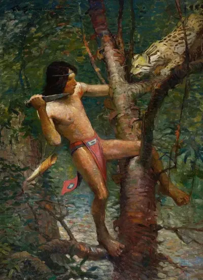 Ahuitzotl And The Ocelot