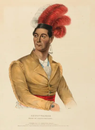 Ahyouwaighs Chief Of The Six Nations