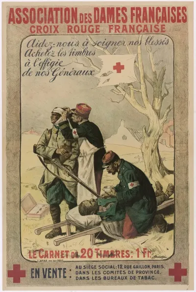 Aidez Nous A Soigner Nos Blesses Achetez Les Timbres A Leffigie De Nos Generaux