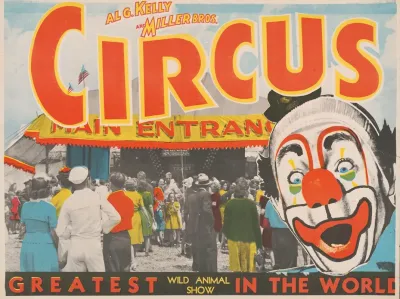 Al G Kelly And Miller Bros Circus Greatest Wild Animal Show In The World