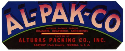 Al Pak Co Citrus Label