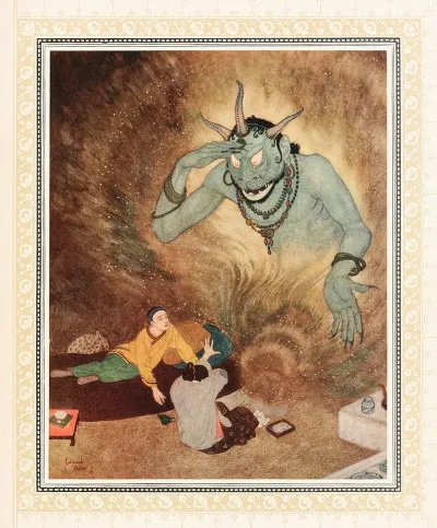 Aladdin And The Efrite