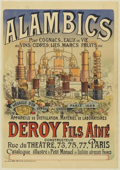 Alambics Pour Cognacs Eaux De Vie De Vins Cidres Appareils De Distillation Materiel De Laboratoires Deroy Fils Aine Constructeur