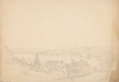 Albany From The Hill At Bath