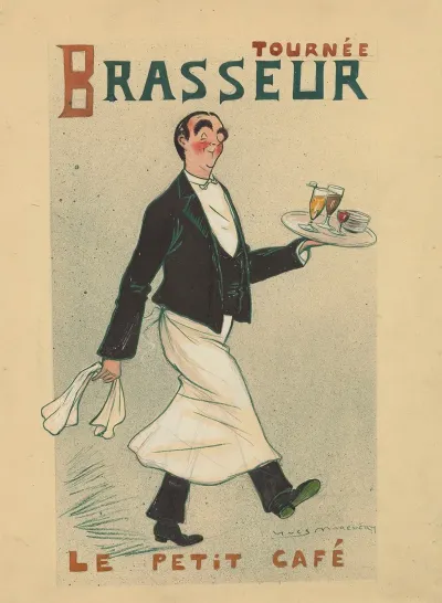 Albert Brasseur Dans Le Petit Cafe De Tristan Bernard