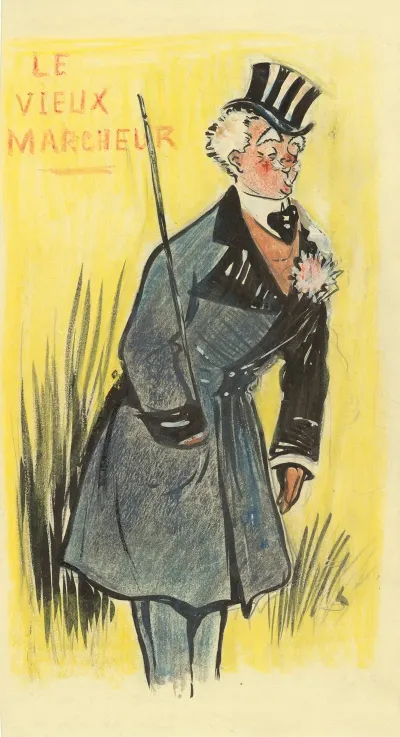 Albert Brasseur Dans Le Vieux Marcheur De Henri Lavedan