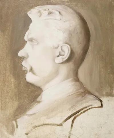 Albert Edelfelt Ville Vallgrenin Veistoksen Mukaan