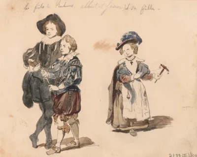Albert Nicolaas And Clara Serena Children Of Peter Paul Rubens