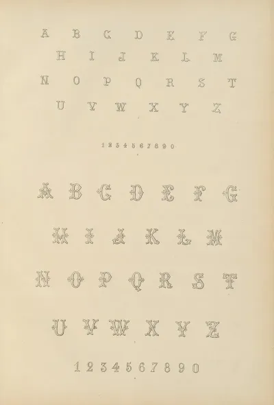 Album De Chiffres Monogrammes Couronnes De Noblesse Françaises Et Etrangeres Pl 001