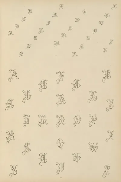 Album De Chiffres Monogrammes Couronnes De Noblesse Françaises Et Etrangeres Pl 015