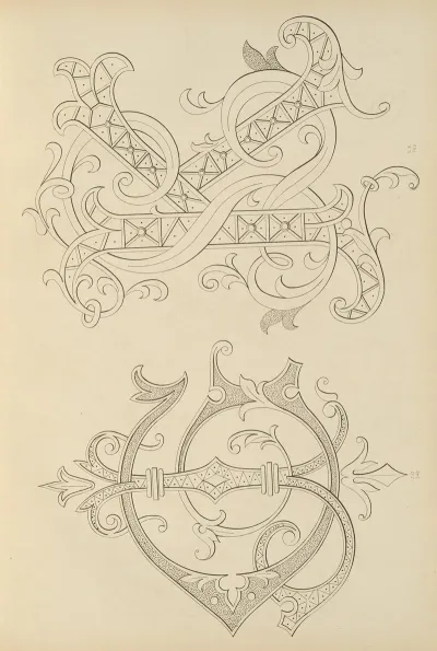 Album De Chiffres Monogrammes Couronnes De Noblesse Françaises Et Etrangeres Pl 071