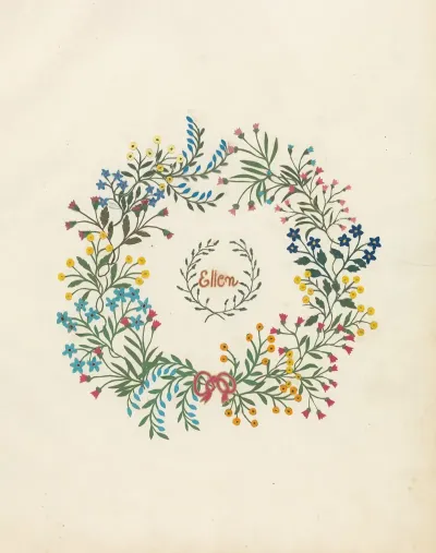Album Of Cut Paper Flowers Pl 02