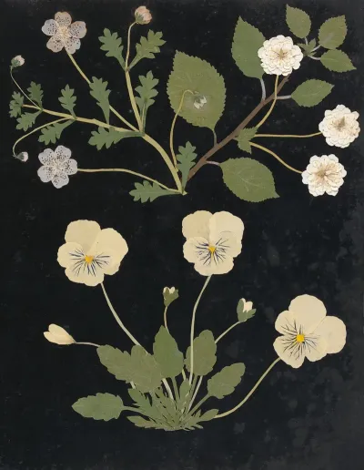 Album Of Cut Paper Flowers Pl 11