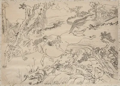 Album Of Sketches By Katsushika Hokusai And His Disciples Pl 58