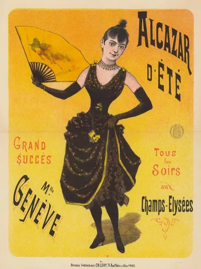 Alcazar Dete Mlle Geneve Tous Les Soirs Aux Champs Elysees