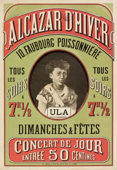 Alcazar Dhiver 10 Faubourg Poissonniere Tous Les Soirs A 7h 12 Tous Les Soirs A 7h 12 Dimanches Fete 2