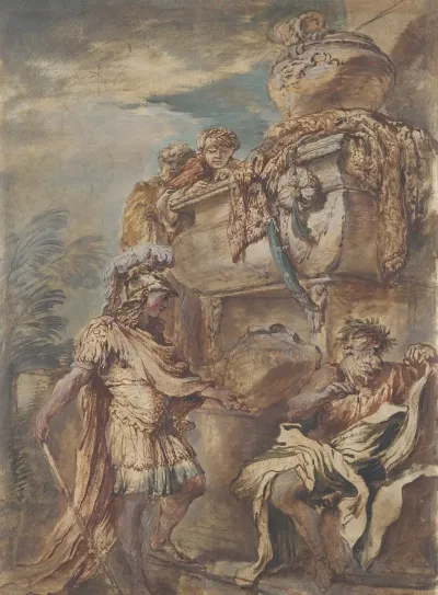 Alexander At The Tomb Of Cyrus