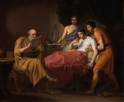 Alexander The Great On His Sickbed