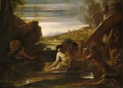 Alexander The Great Rescued From The River Cydnus