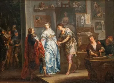 Alexander Uberlasst Kampaspe Dem Maler Apelles
