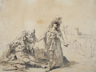 Alexander Vor Dem Korper Des Darius