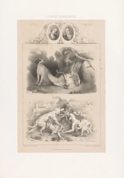 Alexandre Francois Desportes Jean Baptiste Oudry Ecole Francaise