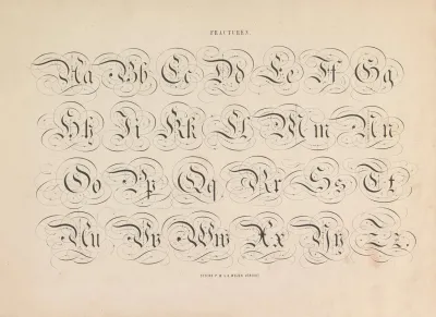 Alfabet In Fraktur Fracturen