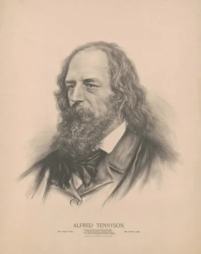 Alfred Tennyson Born August 6 1809 Died October 6 1892