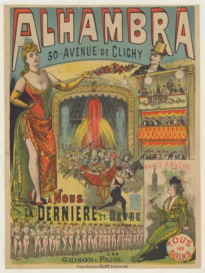 Alhambra 50 Avenue De Clichy A Nous La Derniere Revue De Mm Grison Et Pajol