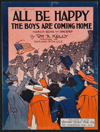 All Be Happy The Boys Are Coming Home March Song And One Step
