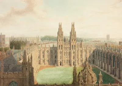 All Souls College From The Radcliffe Library
