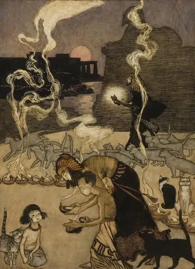 All Through Egypt Every Man Burns A Lamp