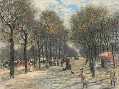 Allee Darbres Aux Champs Elysees