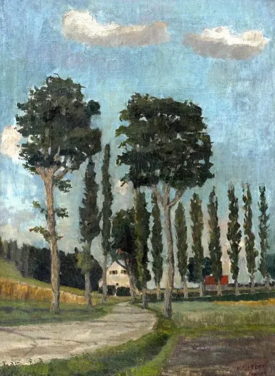 Allee In Der Dachauer Gegend