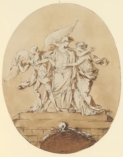 Allegorical Design For A Tomb