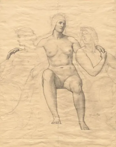 Allegorical Female Figures
