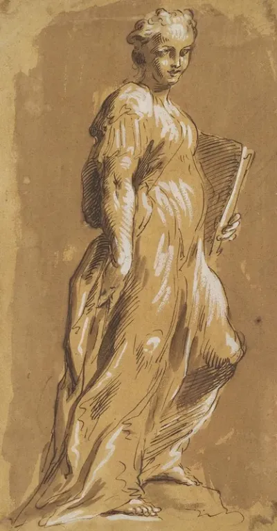 Allegorical Figure Of A Woman