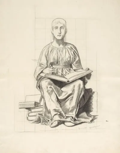 Allegorical Figure With A Book