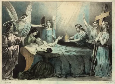 Allegorical Representation Of The Dying Christian