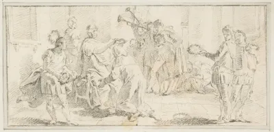Allegorical Scene Of Coronation