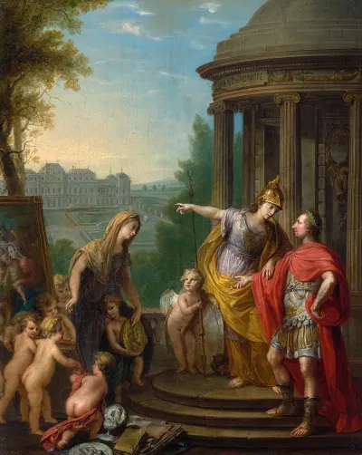 Allegorie Auf Die Ubertragung Der Kaiserlichen Galerie In Das Belvedere