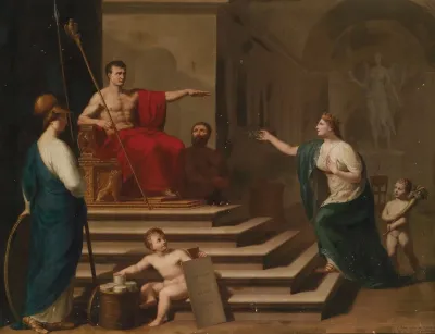 Allegorie Auf Napoleon Als Befreier Italiens