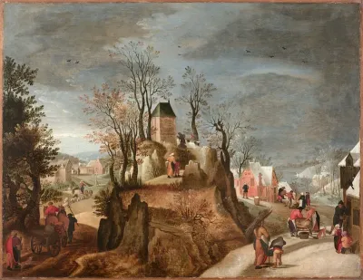 Allegorie Des Saisons Dans Un Paysage